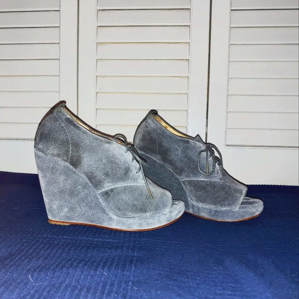 Rag & Bone Peep-toe Wedge Heels - Size 9